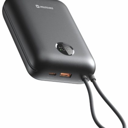 Swissten Voltbox 35W Power Bank 20000 mAh with Built-In Cables USB-C and Lightning 22013937 8595217490567