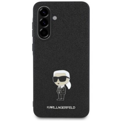 Karl Lagerfeld Fixed Glitter Ikonik Logo Metal Pin Case for Samsung Galaxy A56 5G KLHCSA56GKNPSK 3666339454487