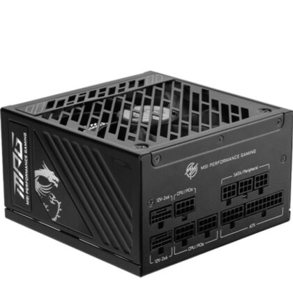 Power Supply MSI MPG A1250GS PCIE5 1250 Watts Efficiency 80 PLUS GOLD MPGA1250GSPCIE5  MPG A1250GS PCIE5 4711377243766
