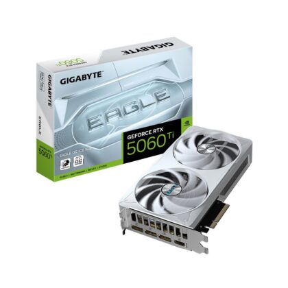 Graphics Card GIGABYTE NVIDIA GeForce RTX 5060 Ti 16 GB GDDR7 128 bit PCIE 5.0 16x GPU 2617 MHz Dual Slot Fansink 1xHDMI 3xDisplayPort N506TEAGLEOCICE-16GD1.0  GV-N506TEAGLEOC ICE-16GD 1.0 4719331356088
