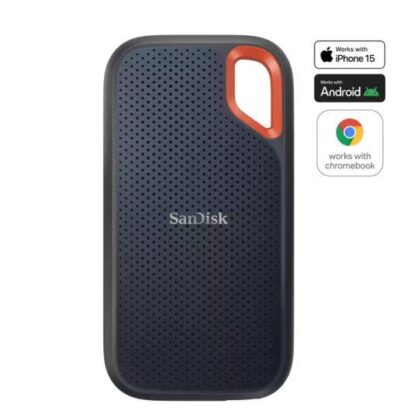 External SSD SANDISK Extreme 8TB Write speed 1000 MBytes/sec Read speed 1050 MBytes/sec SDSSDE61-8T00-G25  SDSSDE61-8T00-G25 619659208998
