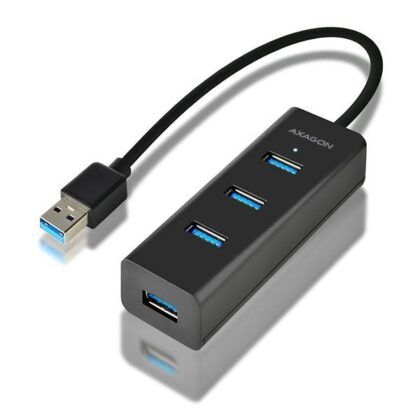 I/O HUB USB3.0 4PORT CHARGING/0.3M HUE-S2B AXAGON  HUE-S2B 8595247903525