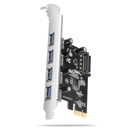 I/O CARD USB2 PCIE 4PORT/PCEU-430RS AXAGON  PCEU-430RS 8595247908582