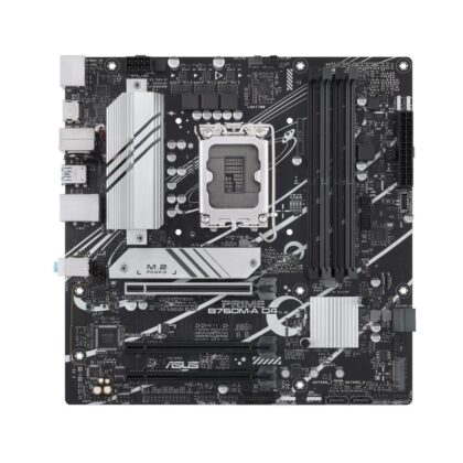 Mainboard ASUS Intel B760 Express LGA1700 Micro-ATX Memory DDR4 Memory slots 4 1xPCI-Express 4.0 16x 2xM.2 1xHDMI 1xDisplayPort 4xUSB 2.0 2xUSB 3.2 1xPS/2 1xRJ45 3xAudio port PRIMEB760M-AD4-CSM  PRIME B760M-A D4-CSM 4711081984061