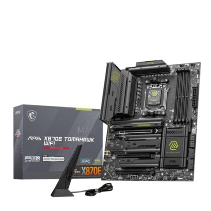 Mainboard MSI AMD X870E SAM5 ATX Memory DDR5 Memory slots 4 3xPCI-Express 16x 4xM.2 1xAudio-In 1xAudio-Out 4xUSB 2.0 2xUSB 3.2 3xUSB-C 1xRJ45 MAGX870ETOMAHAWKWIFI  MAG X870E TOMAHAWK WIFI 4711377291927