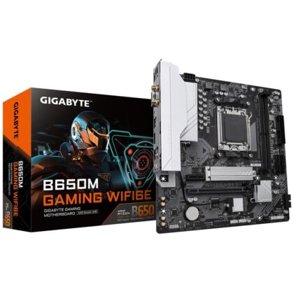 Mainboard GIGABYTE AMD B650 SAM5 Micro-ATX Memory DDR5 B650MGAMINGWIFI6E1.4  B650M GAMING WIFI6E 1.4 4719331867942