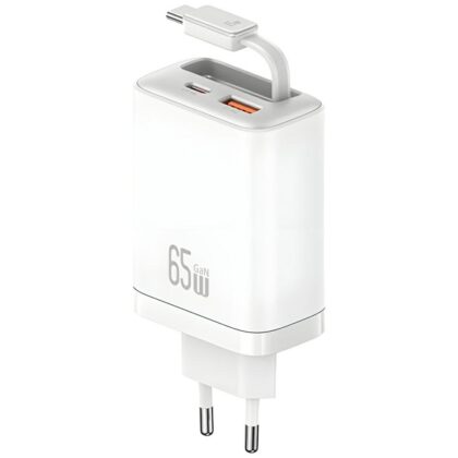 Usams Xiang Series USB-C / USB-A Wall Charger White CC299TC02 6958444993348
