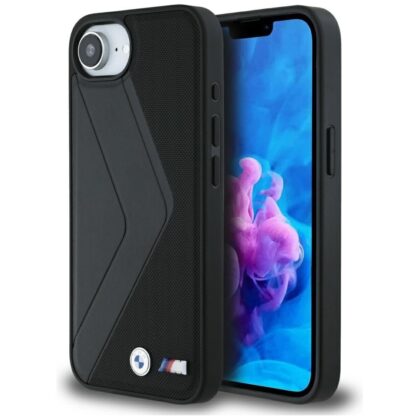 BMW Oversized Stripes MagSafe Cover for Apple iPhone 16e BMHMPSE424PUOCSK 3666339454777