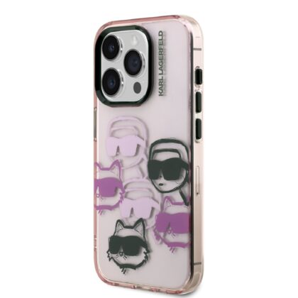 Karl Lagerfeld IML Multi K&CH Heads Case for Apple iPhone 15 Pro KLHCP15LHMCHKCP 3666339465803