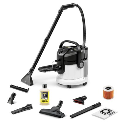 Vacuum Cleaner KARCHER Spray extraction cleaner SE 4 Plus Special Wet/dry/Car cleaning 1000 Watts White Weight 7.6 kg 1.081-171.0  1.081-171.0 4066529041524
