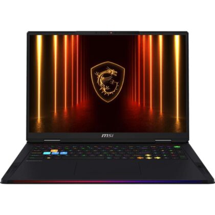 Notebook MSI Raider 18 HX AI A2XWJG CPU  Core Ultra U9-285HX 2800 MHz 18" 3840x2400 RAM 64GB DDR5 6400 MHz SSD 2TB+2TB NVIDIA GeForce RTX 5090 24GB ENG Card Reader SD Expres Windows 11 Home Black 3.6 kg RDR18HXAIA2XWJG-232NL  RAIDER 18HX AI A2XWJG-232NL 4711377310987