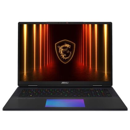 Notebook MSI Titan 18 HX AI A2XWJG CPU  Core Ultra U9-285HX 2800 MHz 18" 3840x2400 RAM 64GB DDR5 6400 MHz SSD 6TB NVIDIA GeForce RTX 5090 24GB ENG Card Reader SD Express Windows 11 Pro Black 3.6 kg TITAN18HXAIA2XWJG-492NL  TITAN 18HX AI A2XWJG-492NL 4711377335898