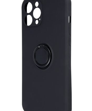 Mocco Finger Ring Grip Back Case for Apple iPhone 16 Pro Max MO-FR-IP-16PRMAX-BK 4752168152744