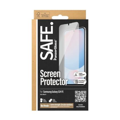 PanzerGlass Screen Protector UWF Safe for Samsung Galaxy S24 FE SAFE95976 5715685012167