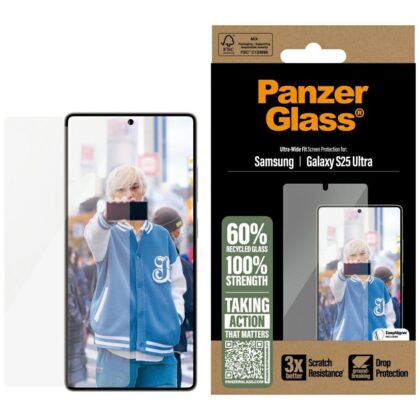 PanzerGlass Ultra-Wide Fit Tempered Glass for Samsung Galaxy S25 Ultra PGRNUWFG38488 5715685017285