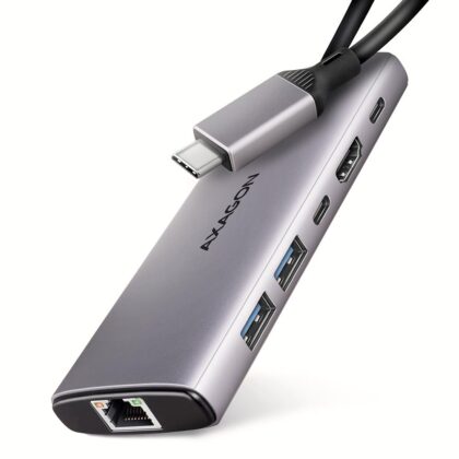 I/O HUB USB-C 6IN1 10GBPS/0.15M HMC-6G2L AXAGON  HMC-6G2L 8595247908056