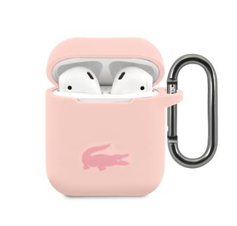 Lacoste Liquid Silicone Glossy Printing Logo Case for Apple AirPods 1/2 LCA2SI 3666339038809