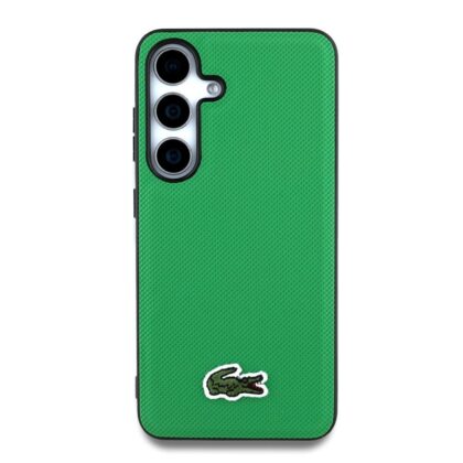 Lacoste Iconic Petit Pique Woven Logo MagSafe Case for Samsung Galaxy S25 LCHMS25SPVCN 3666339419707