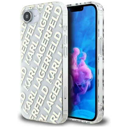 Karl Lagerfeld IML Repeat Logo Case for Apple iPhone 16e KLHCPSE4HKFOEMD 3666339454272