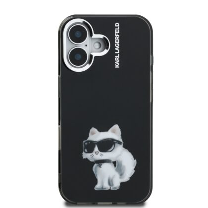 Karl Lagerfeld IML Aquarelle and Choupette Case for Apple iPhone 16 KLHCP16SHMCHAQK 3666339464387