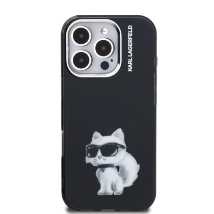 Karl Lagerfeld IML Aquarelle and Choupette Case for Apple iPhone 16 Pro KLHCP16LHMCHAQK 3666339464400