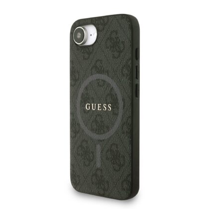 Guess PU Leather 4G Colored Ring Strap MagSafe Case for Apple iPhone 16e GUHMPSE4P4GREGSK 3666339477141