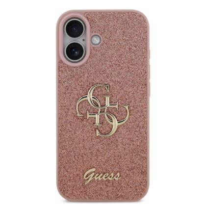 Guess PU Fixed Glitter 4G Metal Logo Case for Apple iPhone 17 GUHCP17SHG4SGP 3666339492045