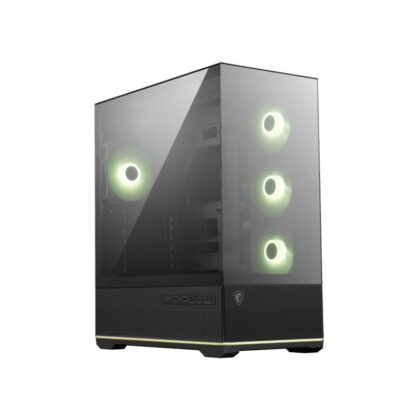 Case MSI MAG PANO 110R PZ MidiTower Case product features Transparent panel Not included Colour Black MAGPANO110RPZ  MAG PANO 110R PZ 4711377293181
