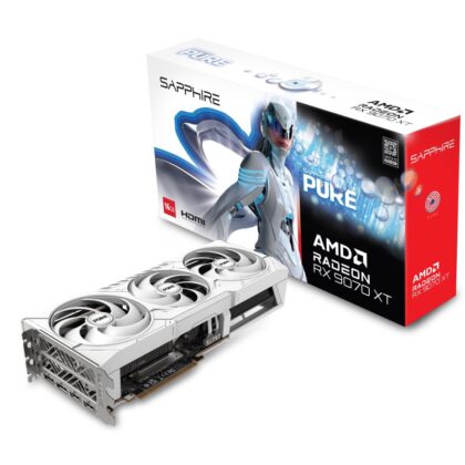 Graphics Card SAPPHIRE AMD Radeon RX 9070 XT 16 GB GDDR6 256 bit PCIE 5.0 16x GPU 2460 MHz Triple slot Fansink 2xHDMI 2xDisplayPort 11348-02-20G  11348-02-20G 4895106295896