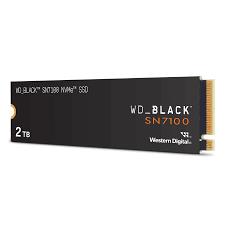 SSD WESTERN DIGITAL Black SN7100 2TB M.2 PCIe Gen4 NVMe 3D TLC Write speed 6900 MBytes/sec Read speed 7250 MBytes/sec WDS200T4X0E  WDS200T4X0E 718037893211