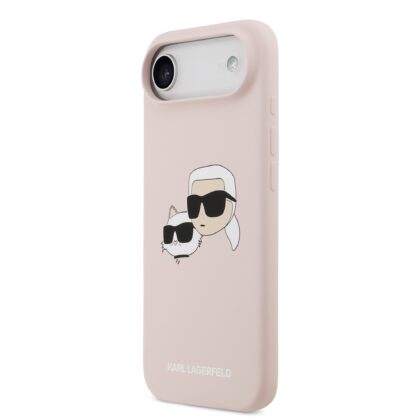 Karl Lagerfeld Liquid Silicone Double Heads MagSafe Case for Apple iPhone 17 Air KLHMP17MSKCHPPLP 3666339549503