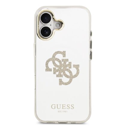 Guess PC/TPU Mirror 4G Glitter Logo MagSafe Case for Apple iPhone 17 GUHMP17SHMR4GDG 3666339550417