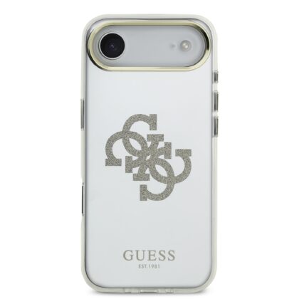 Guess PC/TPU Mirror 4G Glitter Logo MagSafe Case for Apple iPhone 17 Air GUHMP17MHMR4GDG 3666339550424