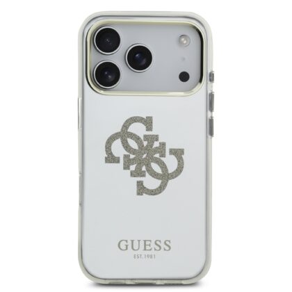 Guess PC/TPU Mirror 4G Glitter Logo MagSafe Case for Apple iPhone 17 Pro GUHMP17LHMR4GDG 3666339550431