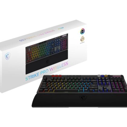 KEYBOARD GAMING BLACK US/STRIKE PRO W SILENT US MSI  STRIKE PRO W SILENT US 4711377270106