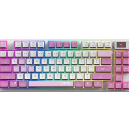 KEYBOARD GAMING VIOLET US/FORGE GK600 TKL W VIOLET MSI  FORGE GK600 TKL W VIOLET US 4711377307178
