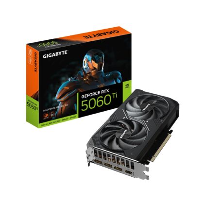 Graphics Card GIGABYTE NVIDIA GeForce RTX 5060 Ti 2587 MHz 16 GB GDDR7 128 bit PCI Express 5.0 Active N506TWF2MAXOC-16GD  N506TWF2MAX_OC-16GD 4719331356675