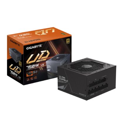 Power Supply GIGABYTE UD750GM PG5 V2 ATX 3.1 750 Watts Efficiency 80 PLUS GOLD PFC Active MTBF 100000 hours GP-UD750GMPG5V2  GP-UD750GM PG5 V2 4719331555870