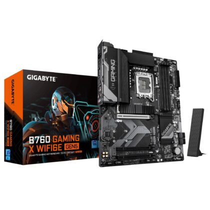 Mainboard GIGABYTE Intel B760 Express LGA1700 ATX Memory DDR5 B760GXWF6EGEN5  B760 G X WF6E GEN5 4719331871673