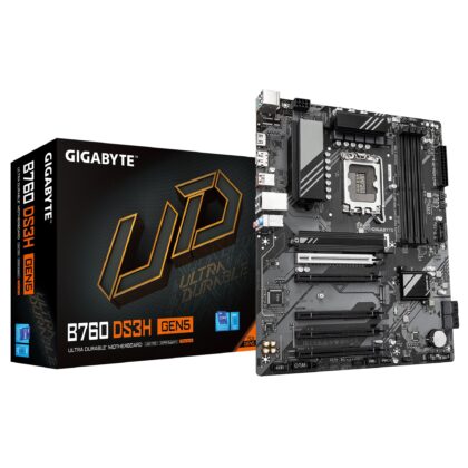 Mainboard GIGABYTE Intel B760 Express LGA1700 ATX Memory DDR5 Memory slots 4 B760DS3HGEN5  B760 DS3H GEN5 4719331872892
