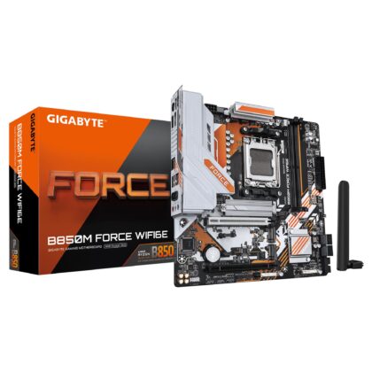 Mainboard GIGABYTE AMD B850 SAM5 Micro-ATX Memory DDR5 Memory slots 2 B850MFORCEWF6E  B850M FORCE WF6E 4719331874308