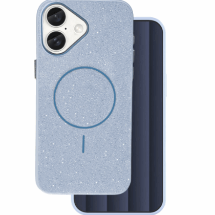 Mocco Glitter Thin Mag Back Case for Apple iPhone 17 Pro MO-GLI-IP-17PR-BL 4752168153833