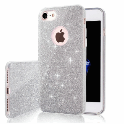 Mocco Glitter 3in1 Back Case for Apple iPhone 17 Pro MO-GLI-IP-17PR-SI 4752168154137