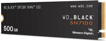 SSD WESTERN DIGITAL Black SN7100 500GB M.2 PCIe Gen4 NVMe 3D TLC Write speed 5800 MBytes/sec Read speed 6800 MBytes/sec WDS500G4X0E  WDS500G4X0E 718037893662