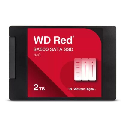 SSD WESTERN DIGITAL Red SA500 2TB SATA 3.0 Write speed 520 MBytes/sec Read speed 560 MBytes/sec 2