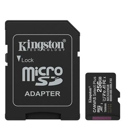 MEMORY MICRO SDXC 256GB UHS-I/W/ADAPTER SDCS3/256GB KINGSTON  SDCS3/256GB 740617348507