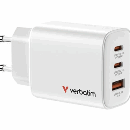 Verbatim Essentials Network Charger 65W / white 32353 023942323532