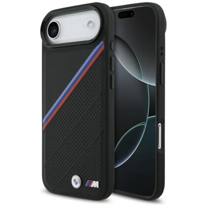 BMW M Tricolor Metal Logo MagSafe Case for Apple iPhone 17 Air BMHMP17M25PCSPEK 3666339480219