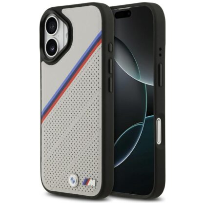 BMW M Tricolor Metal Logo MagSafe Case for Apple iPhone 17 BMHMP17S25PCSPEG 3666339480363