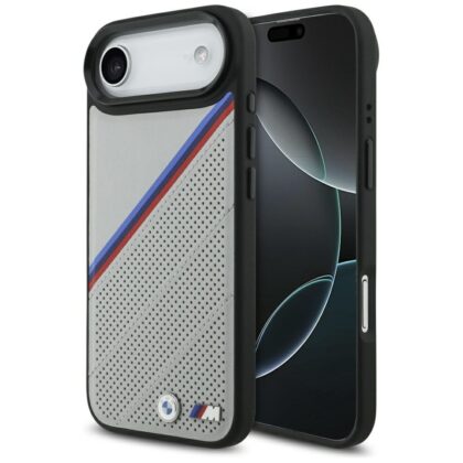 BMW M Tricolor Metal Logo MagSafe Case for Apple iPhone 17 Air BMHMP17M25PCSPEG 3666339480370